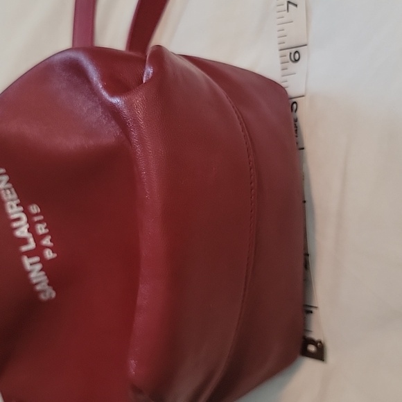 REDUCED....MAKE OFFER SAINT LAURENT TEDDY POUCH GORGEOUS! Pouch !GREAT CONDITION - Picture 12 of 13